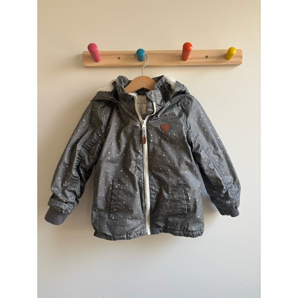 H&M Fall/ Light Winter  Coat Gray 3-4T